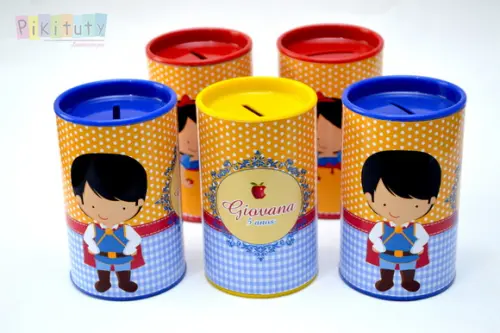 Cofrinho Príncipe da Branca de Neve