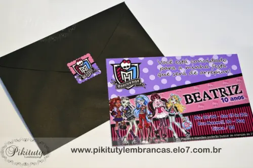Convite + Envelope + lacre