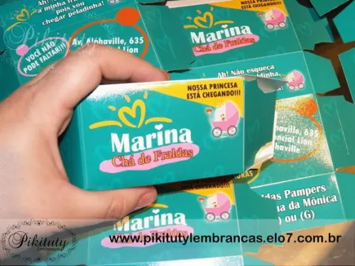 Convite Chá De Fraldas Pampers