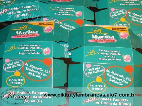 Convite Chá De Fraldas Pampers