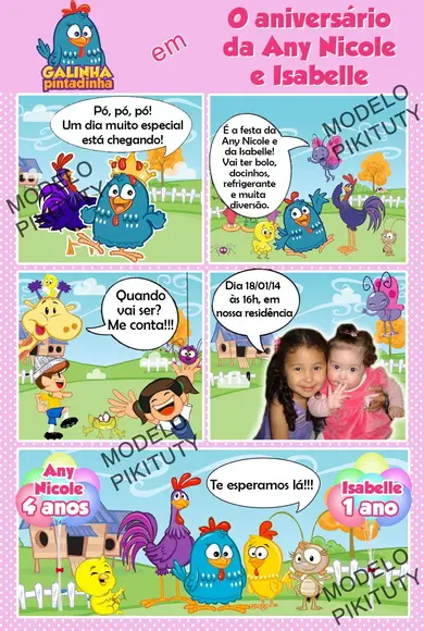 CONVITE DIGITAL - GIBI TODOS OS TEMAS!
