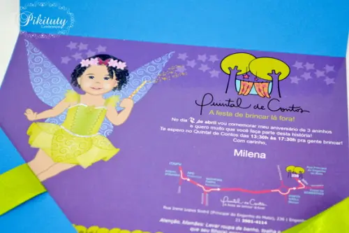 Convite Infantil Luxo