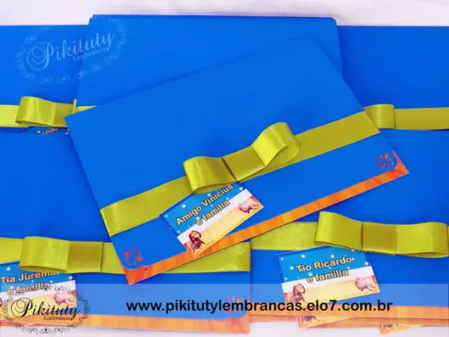 Convite Infantil Luxo