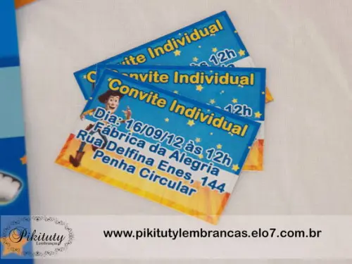 Convite Infantil Luxo
