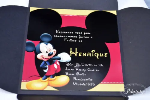 Convite Mickey