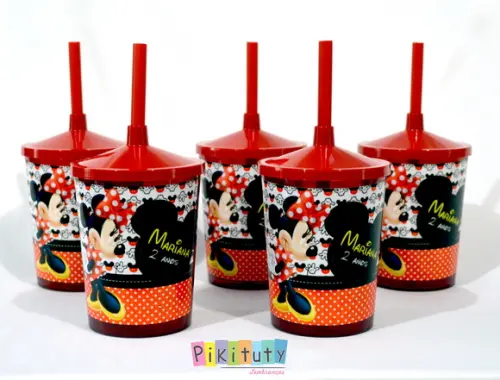 Copo c/ canudo - Minnie