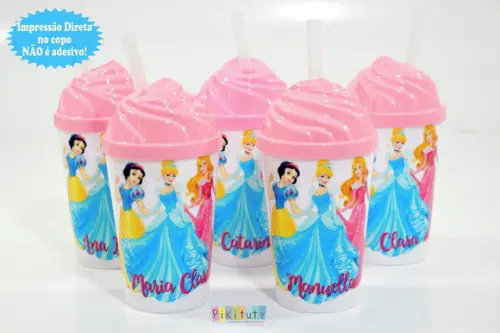 Copo Chantilly 350ml - Princesas Disney