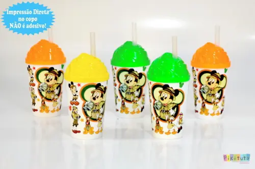 Copo Chantilly 350ml - Mickey Safari