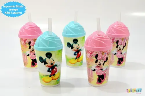 Copo Chantilly 350ml - Minnie e Mickey Jardim