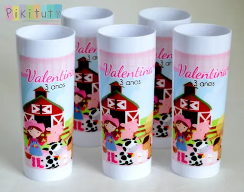 Copo Long Drink - Fazendinha Rosa