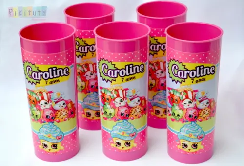 Copo Long Drink - shopkins