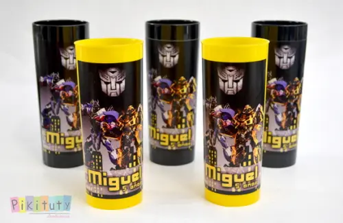 Copo Long Drink - Transformers