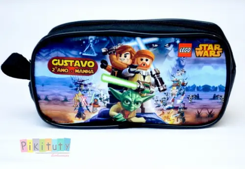 Estojo Escolar - Lego Star Wars