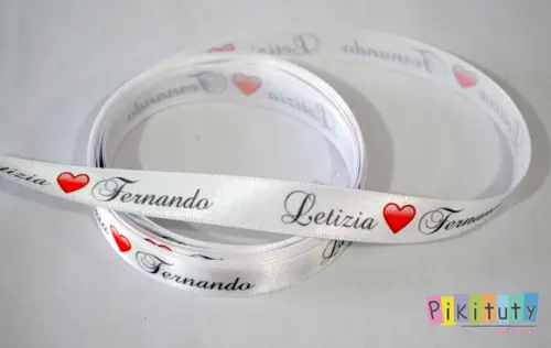 Fita em cetim - Casamento