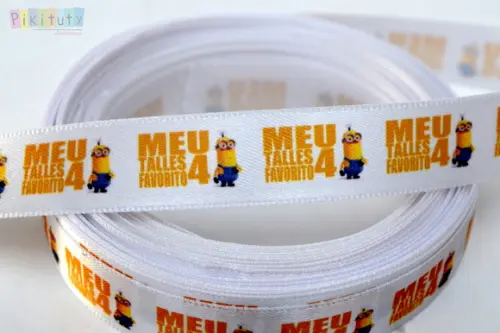 Fita em cetim - Minions