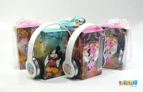 Fone de Ouvido Dobrável Mickey e Minnie