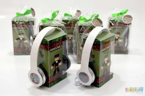 Fone de Ouvido Dobrável Minecraft