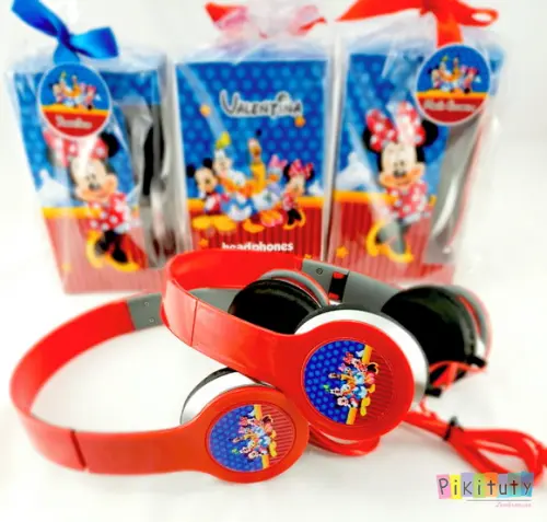 Fone de Ouvido Dobrável Minnie, Mickey e sua turma
