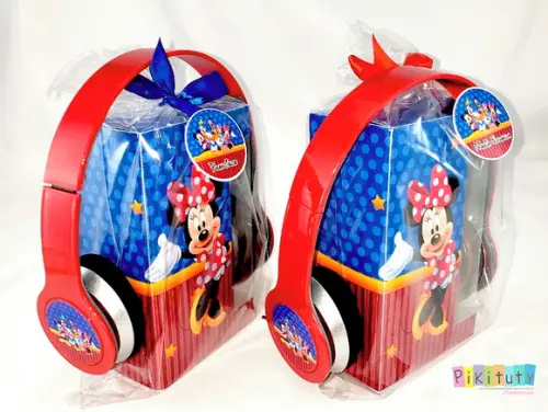 Fone de Ouvido Dobrável Minnie, Mickey e sua turma