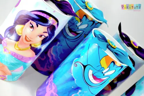 Fone de Ouvido Na Lata - Jasmine e Aladdin