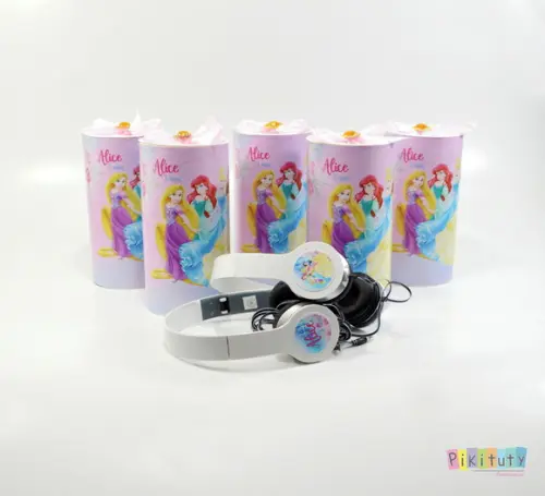 Fone de Ouvido na Lata - Princesas
