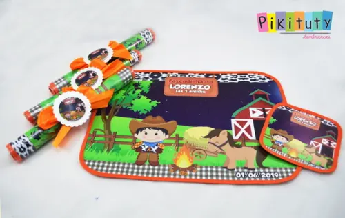 Jogo Americano - Fazendinha Junina / Festa junina