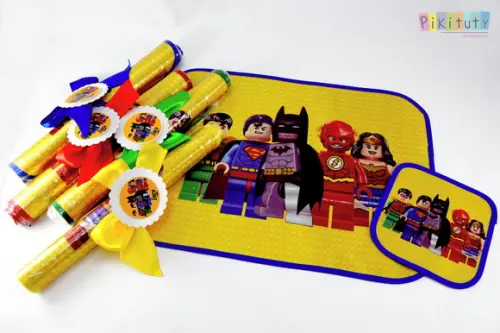 Jogo Americano - Lego Herois