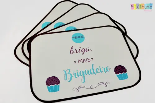 Jogo Americano (1 Pç) - Amo Brigadeiro