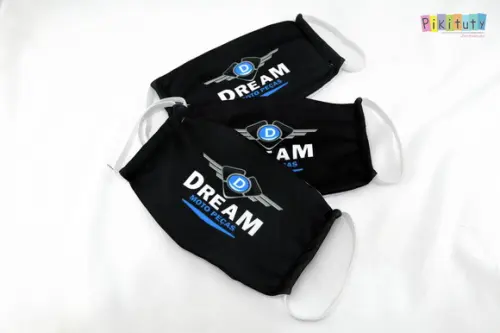 Kit 3 máscaras cirúrgicas em tecido Adul/Infantil Sua Logo