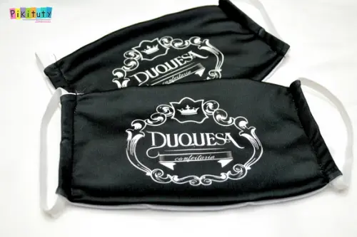 Kit 3 máscaras cirúrgicas em tecido Adul/Infantil Sua Logo