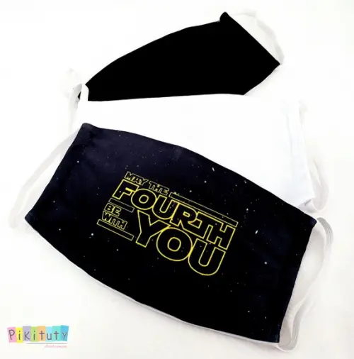 Kit 3 máscaras em tecido - Star Wars