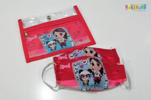 Kit c/ 1 Porta máscara + 2 máscaras - Luluca