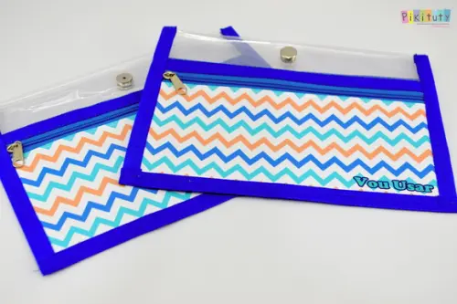Kit c/ 1 Porta máscara + 2 máscaras de proteção Chevron