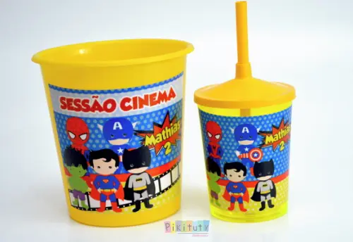 Kit Cineminha - Vingadores Cute