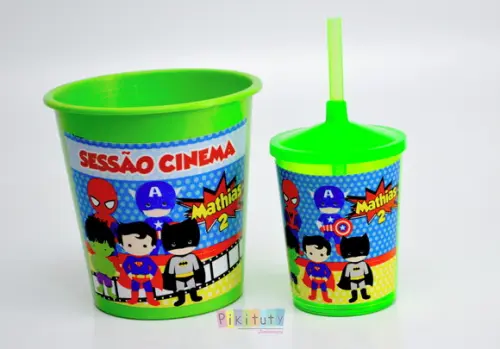 Kit Cineminha - Vingadores Cute