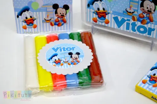 Kit Colorir + Massinha Baby Disney