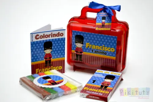 Kit Colorir + Massinha - Soldadinho