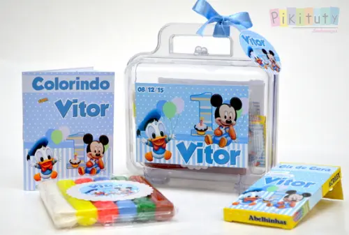 Kit Colorir + Massinha Baby Disney