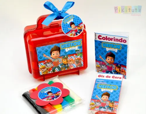 Kit Colorir + Massinha - Patrulha Canina