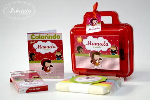 Kit Colorir + Massinha Chapeuzinho