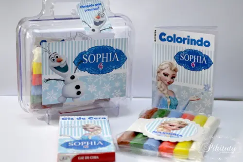 Kit Colorir + Massinha Frozen