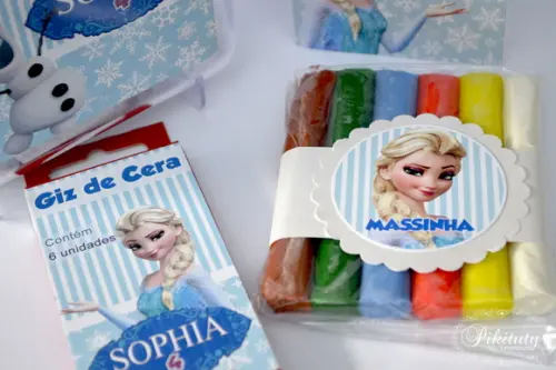 Kit Colorir + Massinha Frozen
