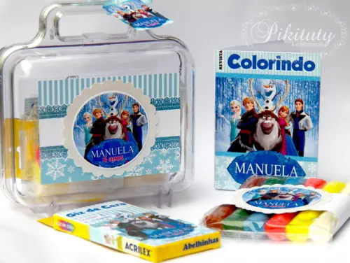 Kit Colorir + Massinha Maletinha Frozen
