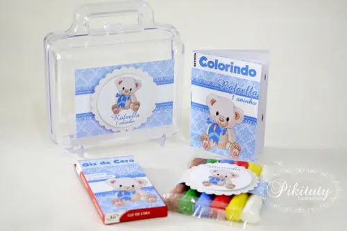 Kit Colorir + Massinha na maletinha
