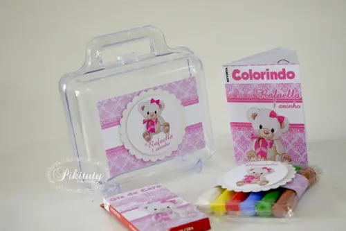 Kit Colorir + Massinha na maletinha