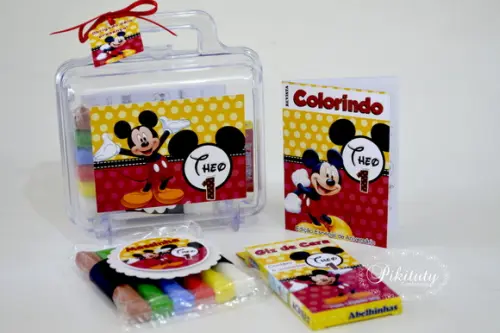 Kit Colorir + Massinha na maletinha