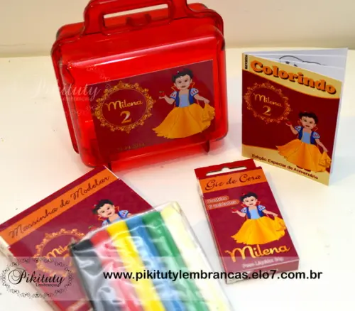 Kit Colorir + Massinha na maletinha