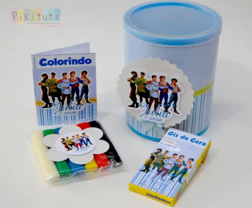 Kit Colorir + Massinha Principes Disney