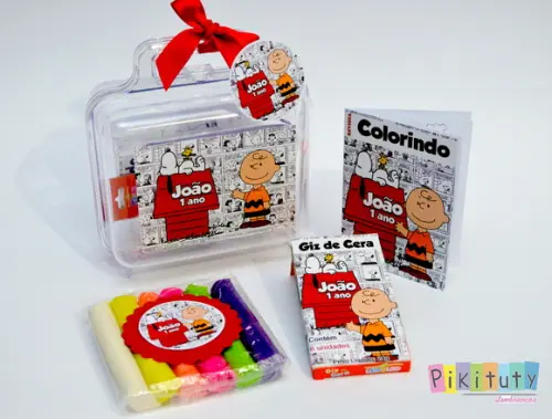 Kit Colorir + Massinha Snoopy