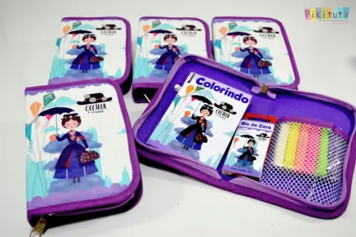 Kit Colorir de Luxo c/ estojo capa dura - Mary Poppins